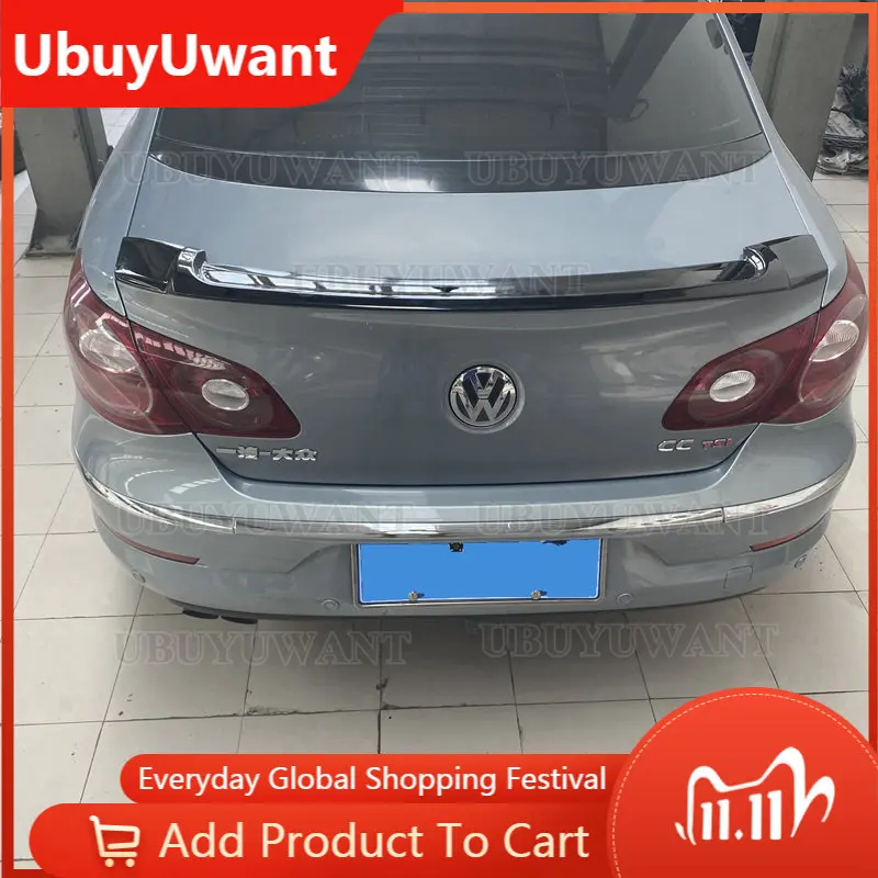 

UBUYUWANT R СТИЛЬ ABS задний спойлер на крышу крылья для Volkswagen VW Passat CC Sandard 2009-2018