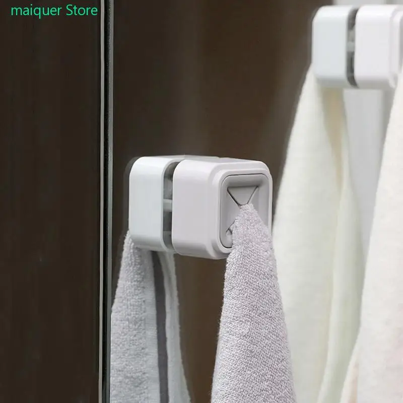 

Kitchen Storage Hand Towel Racks Wash Cloth Clip Holder Dishcloth Storage Rack Towel Rag Hook Clip Bathroom Adhesive Kitchen