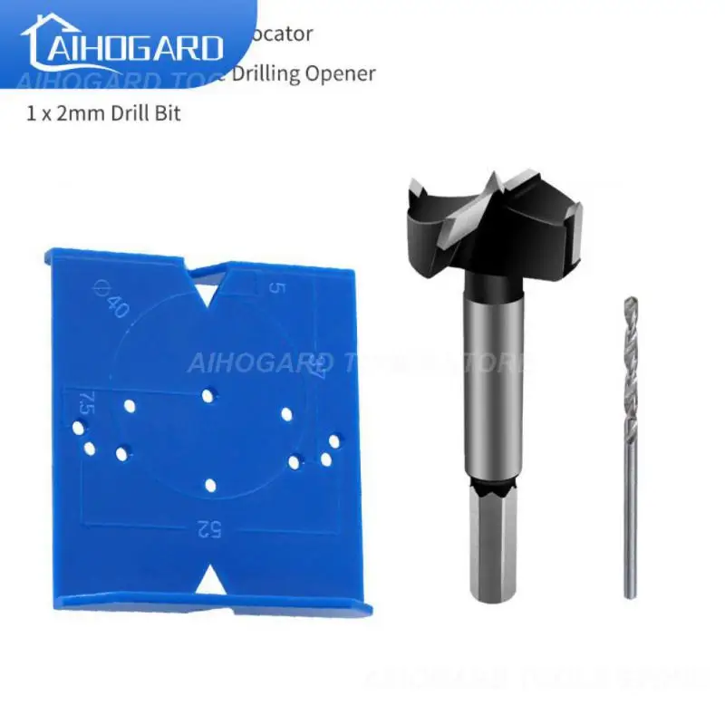 

Hinge Hole Drilling Guide Set 35mm 40mm Hing Installation Jig Door Cabinet Hinge Hole Locator Woodworking Tools Kit