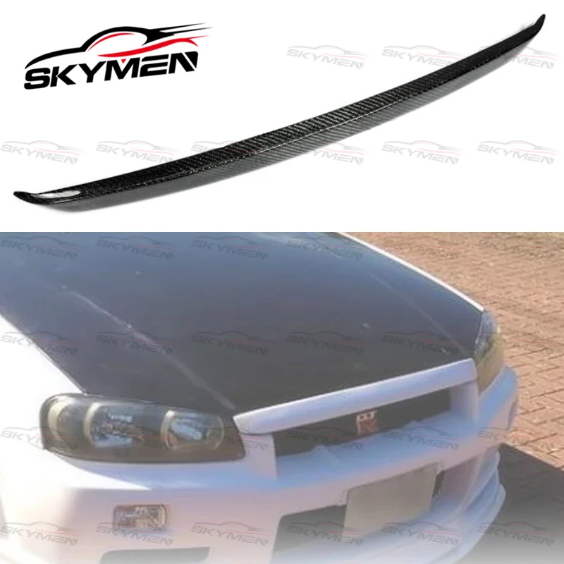 Автомобильный Стайлинг для Nissan Skyline R34 Type-R TUR Type-2 углеродная капота капот