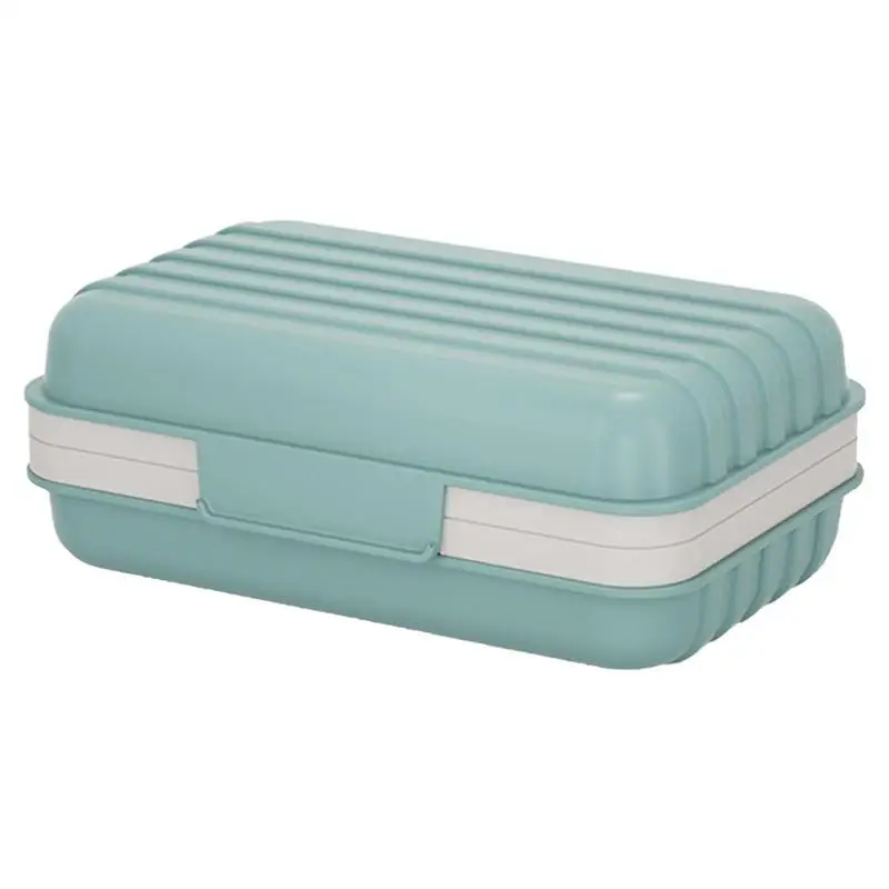 

Soap Case Travel Soap Container With Removable Draining Plate Portable Soap Holder Tray Tightly Closed Soap Holders For Shower