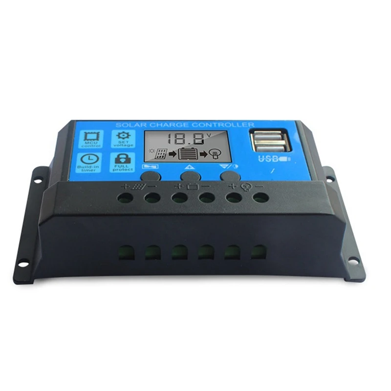 Контроллер заряда солнечной батареи ШИМ-контроллеры 12 В 24 автоматический