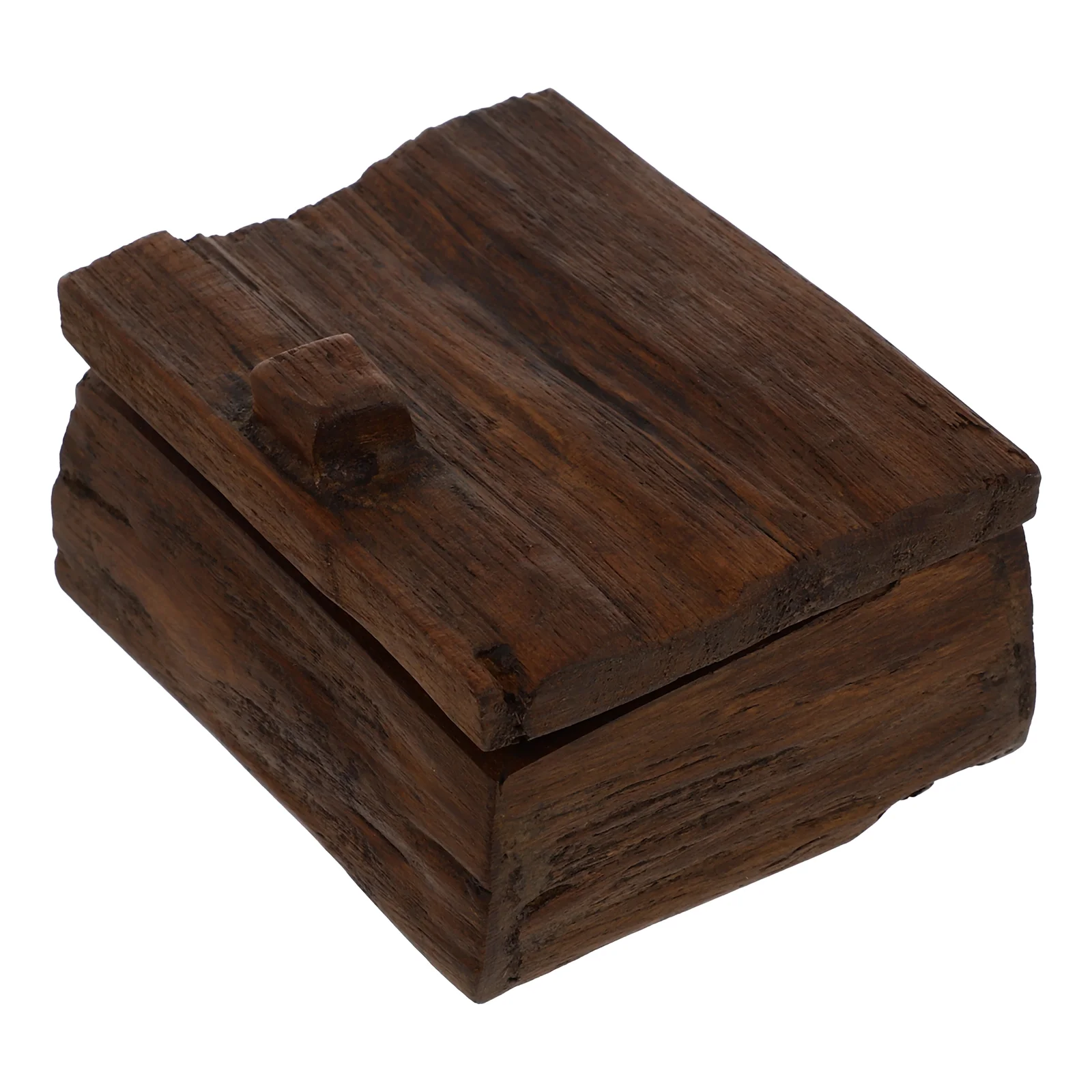 

Box Jewelry Makeup Casewood Portable Tool Storage Wooden Display Container Bracelet Holder Travel Pirate Gift Trinket Mini