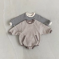 infant baby girl romper autumn boy striped casual bodysuits for infants long sleeve cotton fashion kids clothes girls costumes