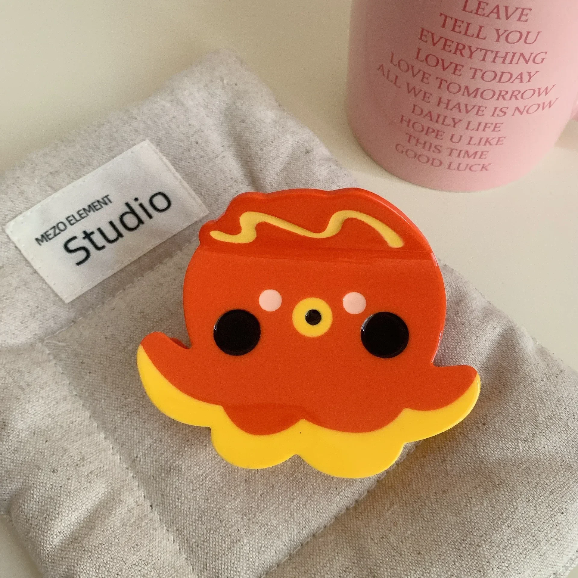 BYL новые заколки для волос в виде осьминога креветок суши ацетатный зажим когтей