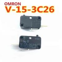 original omron v 15 3c26 187 microswitches arcade pushbutton joystick 2 terminals replacement microstiches 15a 250vac 0 250in