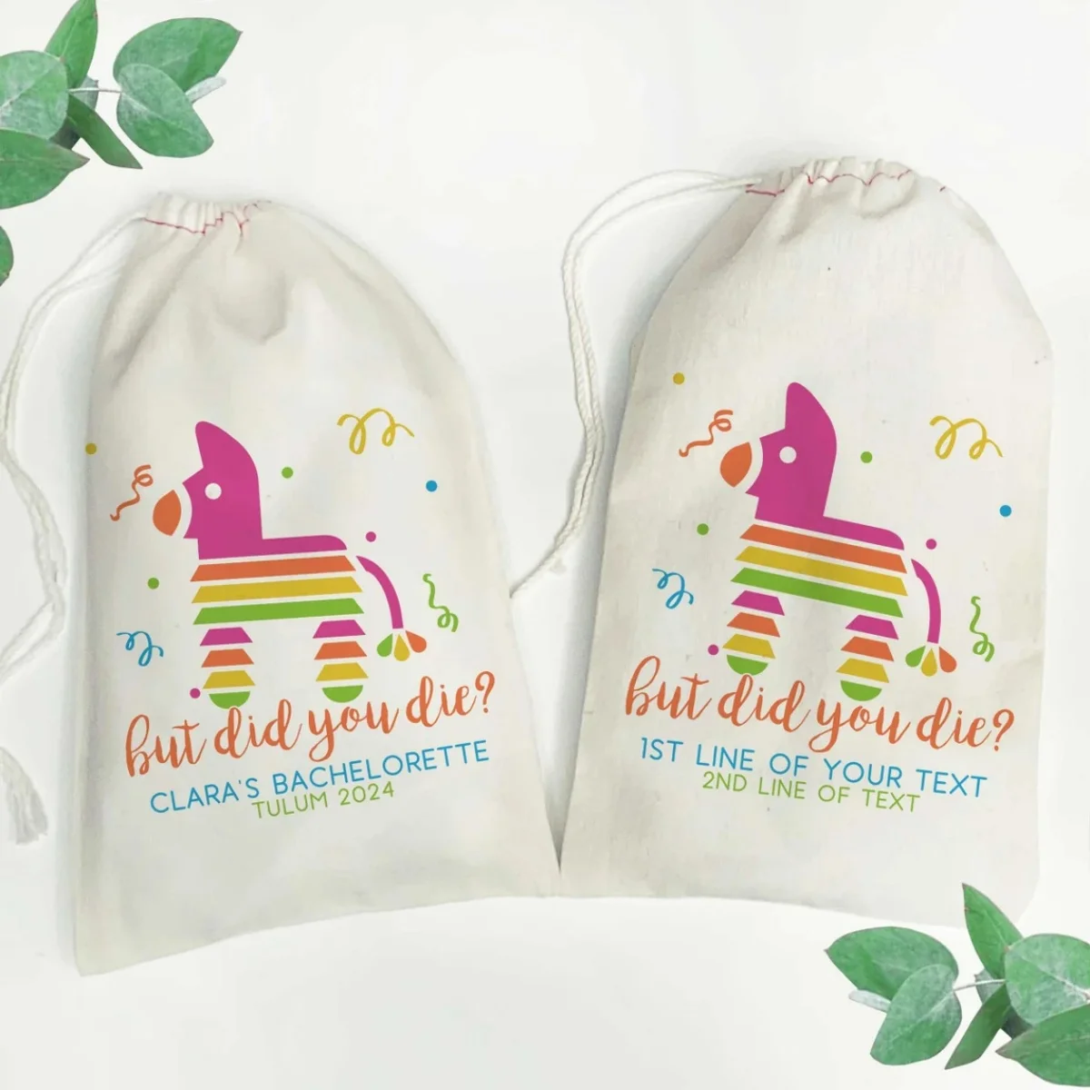 Фото 25 шт., But Did You Die Fiesta Hangover Kits - Custom Hangover Kit Bags - Mexico Birthday Favor Bags - Final Fiesta Bach №1