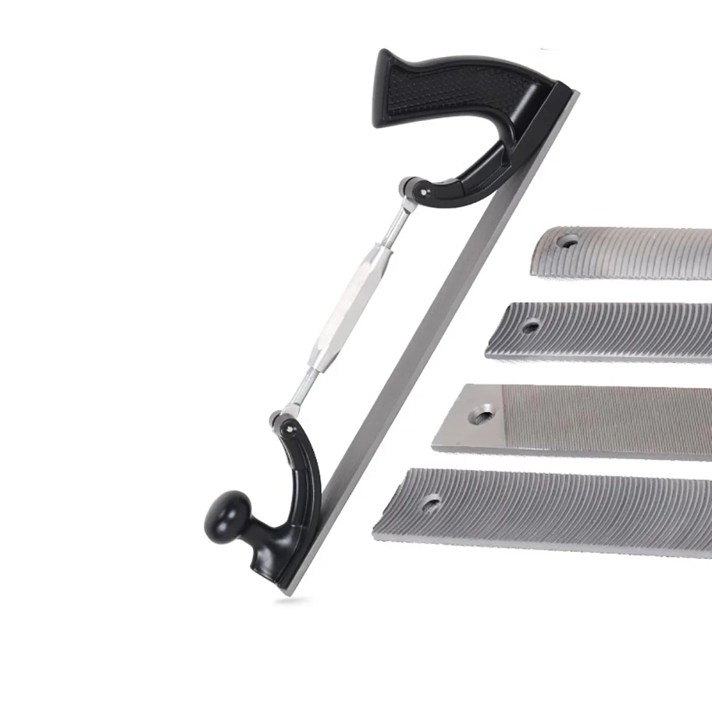 

Car Sheet Metal Manual File Frame Milled Tooth Car Body Polisher Files Flexible Body File Adjustable Holder With 350MM Blade