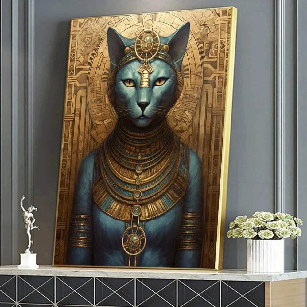 Древний Египетский Бастет печать плакатов для гостиной домашний декор