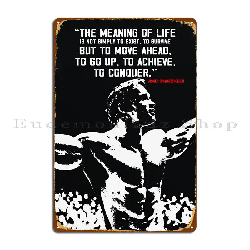 

Арнольд Шварценеггер, металлический знак таблички, индивидуальный фотографический постер для стены