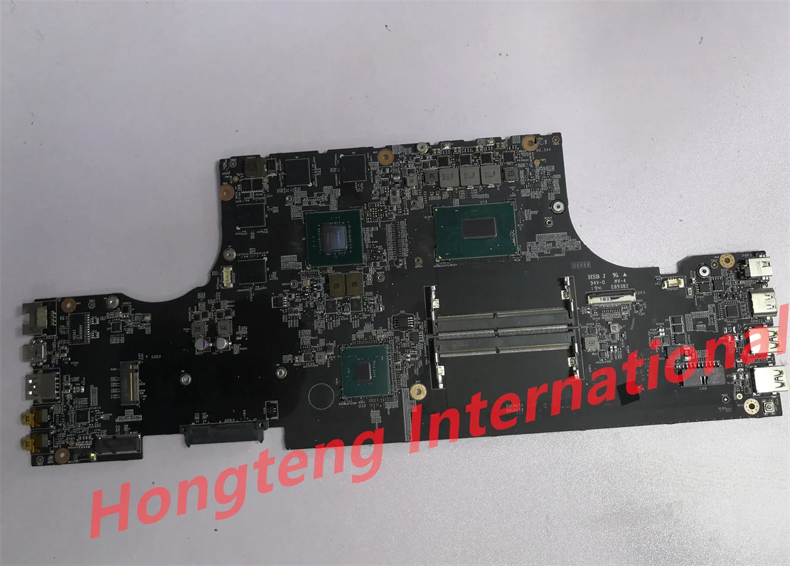 

Оригинальная материнская плата для ноутбука MSI ms-17f21 gf75 с фотографиями и GTX1050M ti, полностью протестирована