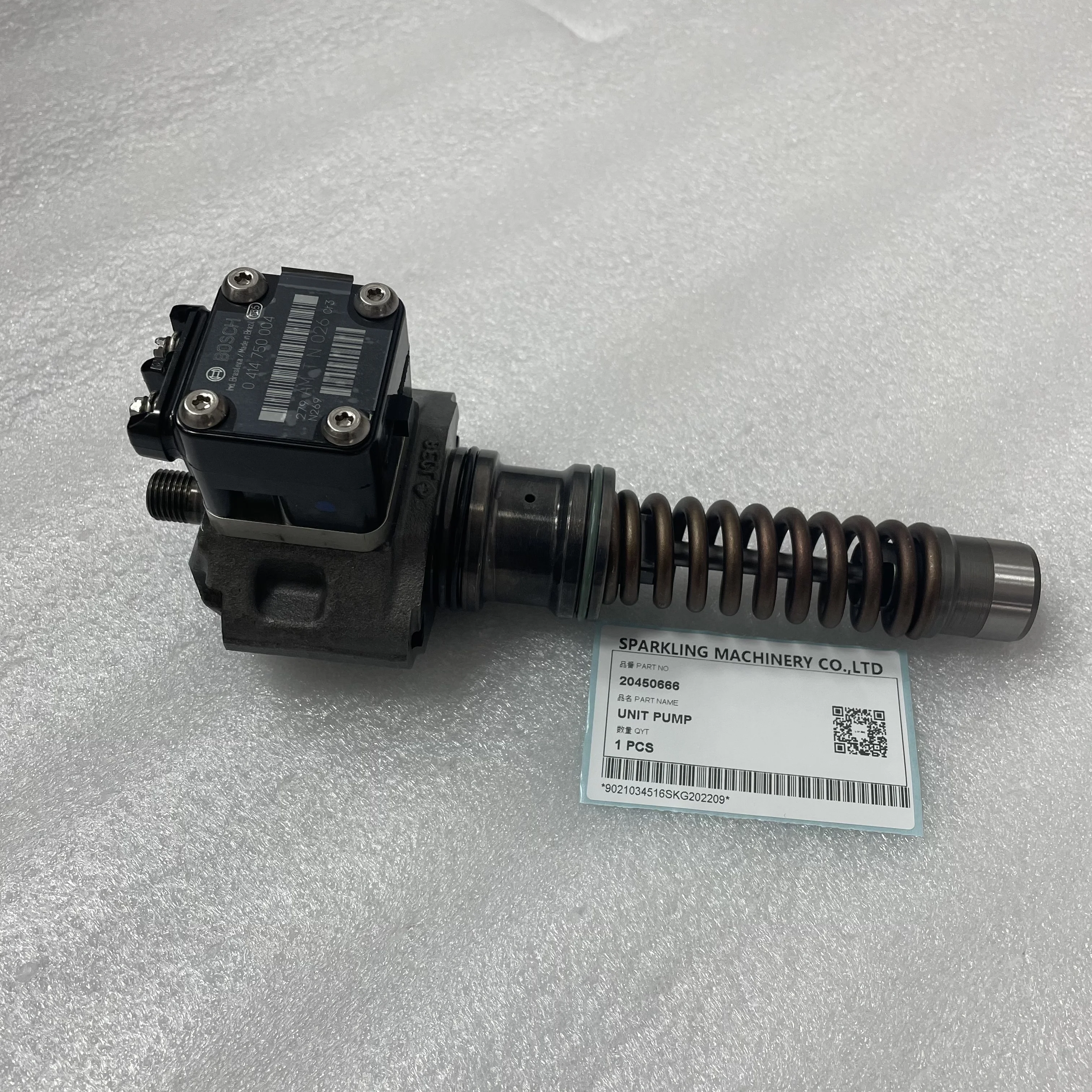 SKGM EC290B EC240B C9 VOE 20450666 ВОЭ 02112706 0414750004 ТОПЛИВНЫЙ ИНЖЕКТОР