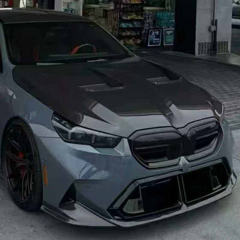 Фото Новый индивидуальный комплект двигателя для BMW M5 G90 G99, модифицированный капот в стиле APN из сухого карбона №5