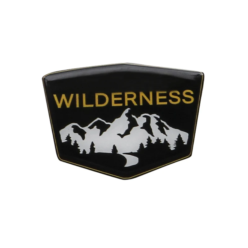 TAJIAN 3D значок снежной горы декоративная наклейка на кузов автомобиля авто логотип