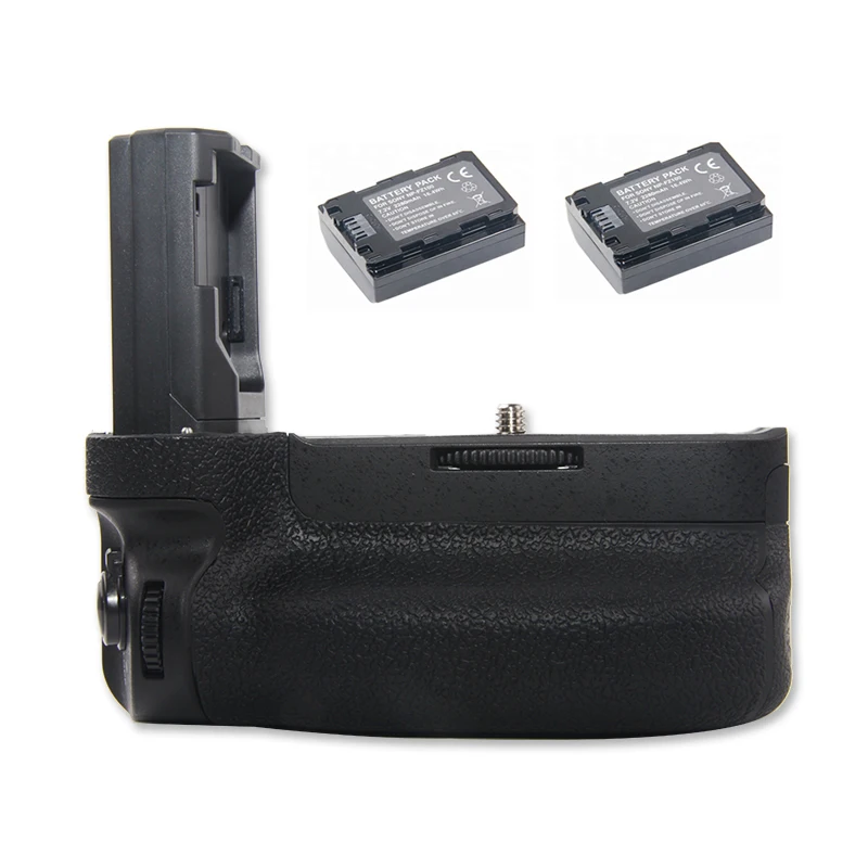 VG-C3EM вертикальный батарейный блок + 2 шт. NP-FZ100 Аккумулятор для Sony a9 a7R III a7 Alpha 7III 7RIII