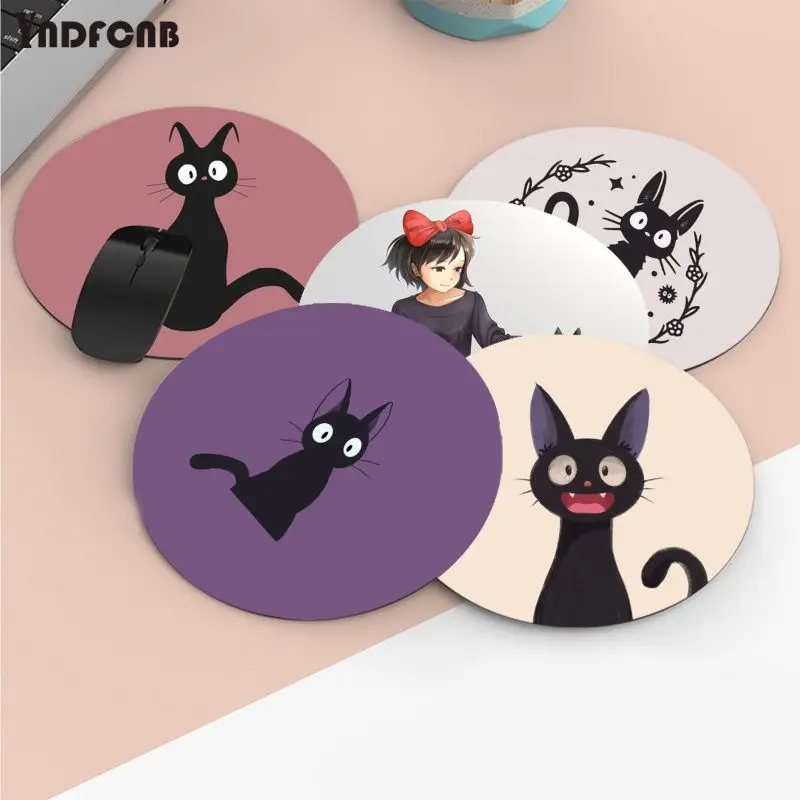 

YNDFCNB Your Own Mats Kiki's Delivery Service jiji Cat Natural Rubber Gaming mousepad gaming Mousepad Rug For PC Laptop Notebook