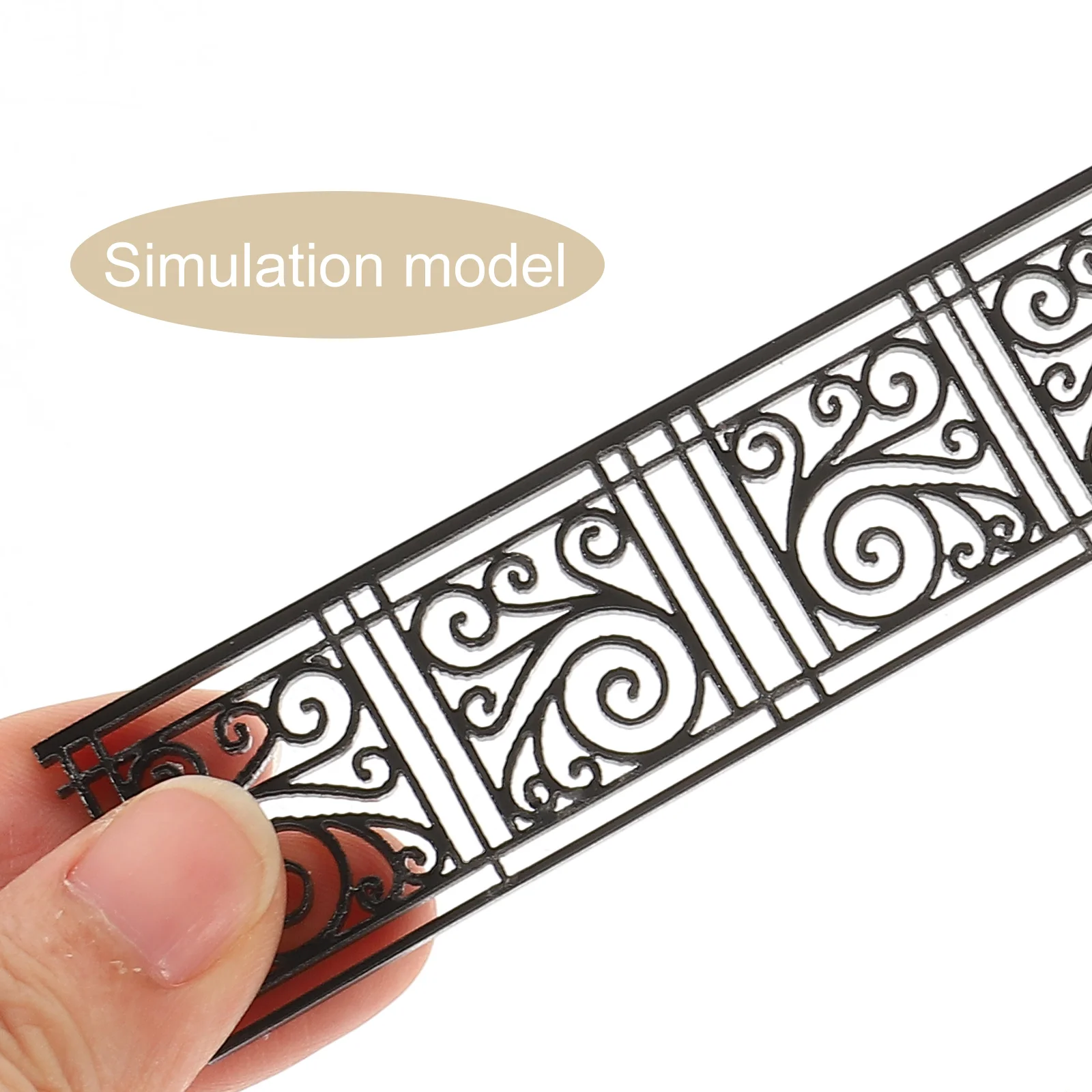 8 шт. ретро-декор собранная вручную песочница архитектурная модель перила