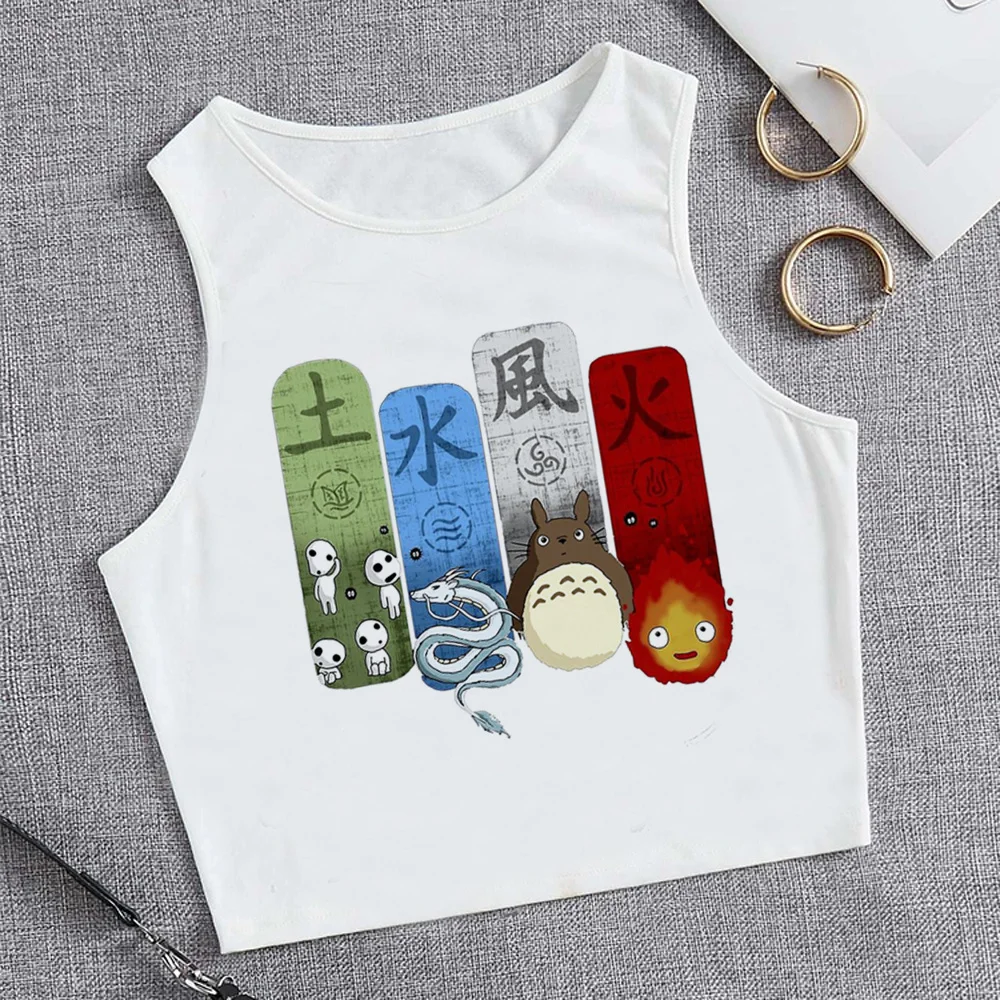 

japanese anime tank top yk2 hippie crop top Woman graphic 90s hippie fairy grunge clothes
