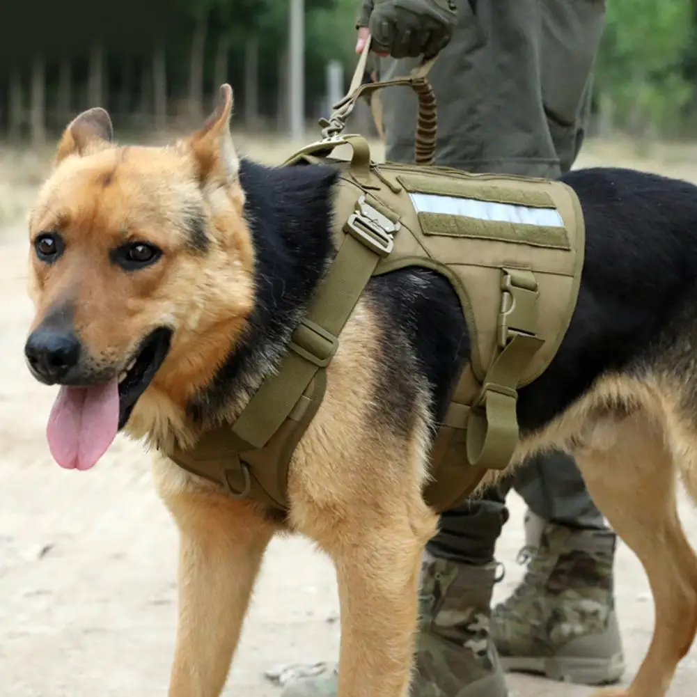 

Pet Vest Breathable Comfortable to Wear Explosion-proof Metal Buckle Reflective Outdoors Accessory Polyester Camouflage Style Do