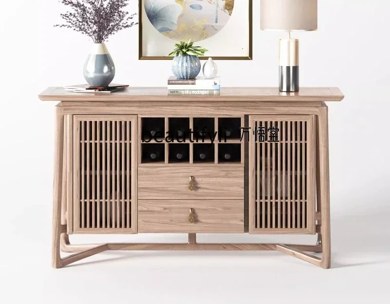 ss7486 lt Новые боковые шкафы из массива китайского ясеня шкафчики для хранения