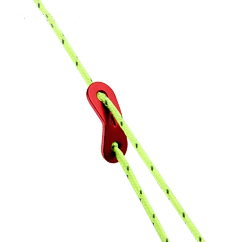 

10pcs/set Tent Wind Rope Buckles Aluminum Alloy Tent Parachute Cord Rope Tensioners Fastener Stopper Outdoor Camping Accessories