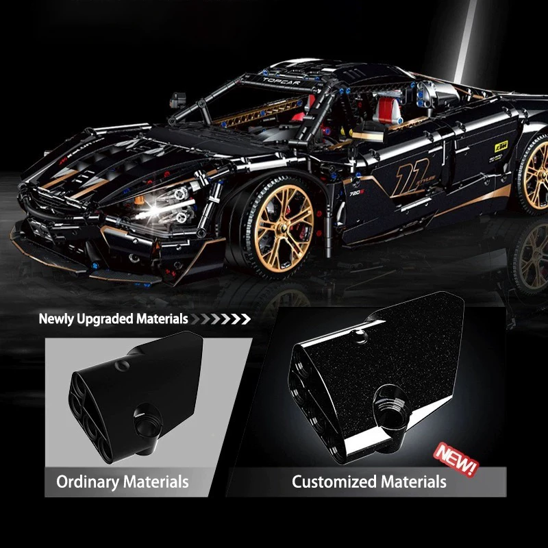 Высокотехнологичный конструктор городской спортивный автомобиль техническая