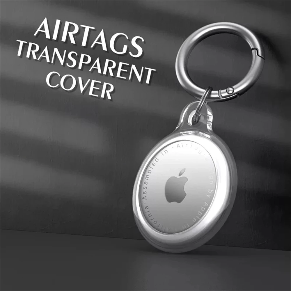 

Новинка, прозрачный защитный чехол для Airtag, силиконовый защитный чехол для защиты от потери