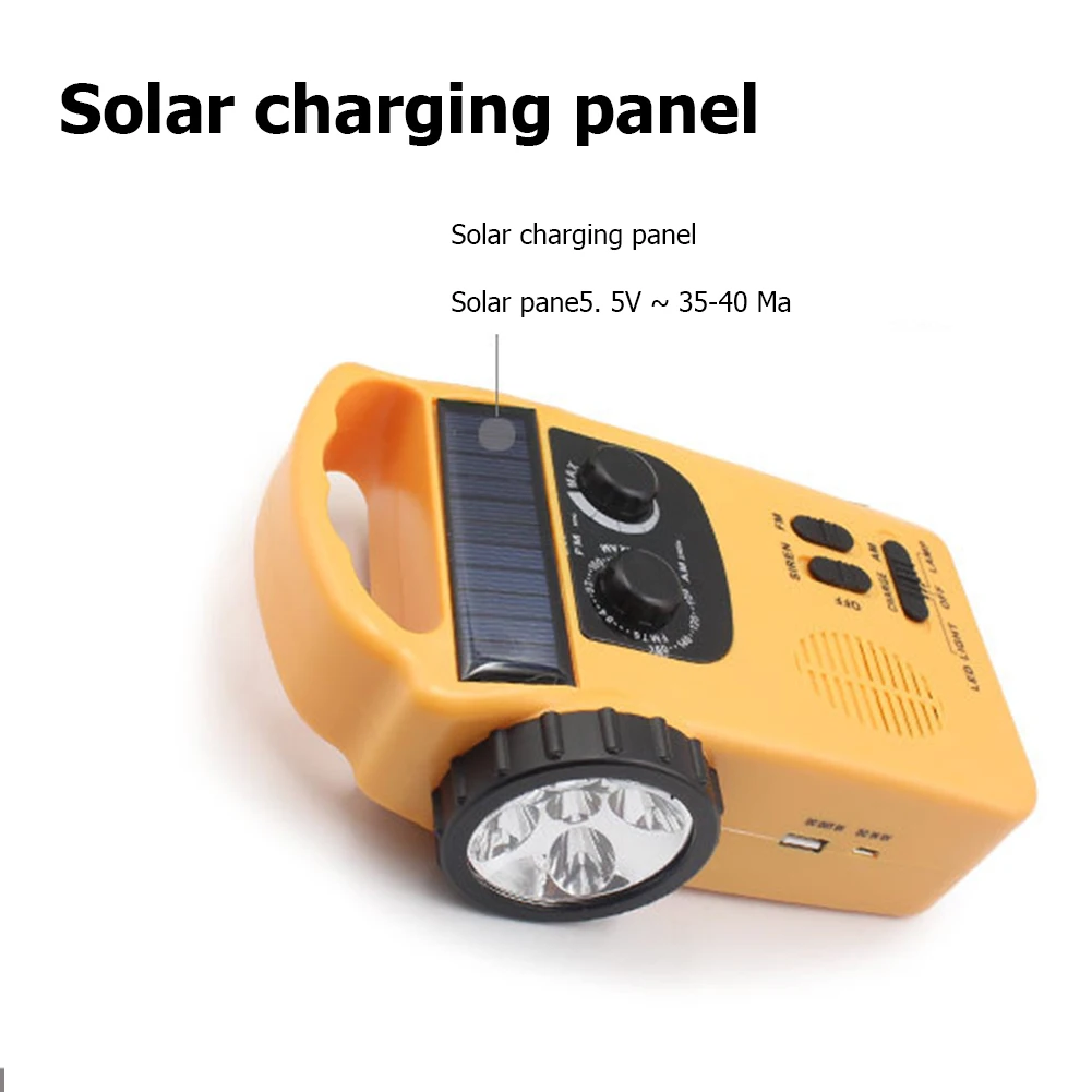 1000mah emergency radio rd339 solar radio receiver portable amfm weather radio with led flashlight phone solar charging free global shipping