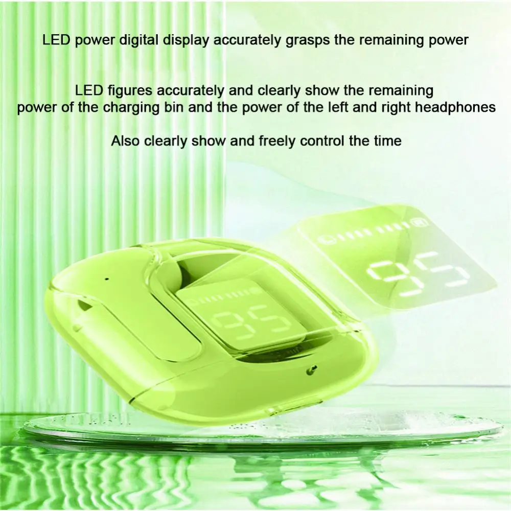 

Водонепроницаемые наушники с голосовым управлением, универсальные водонепроницаемые наушники, прозрачные Hi-Fi наушники, беспроводные науш...