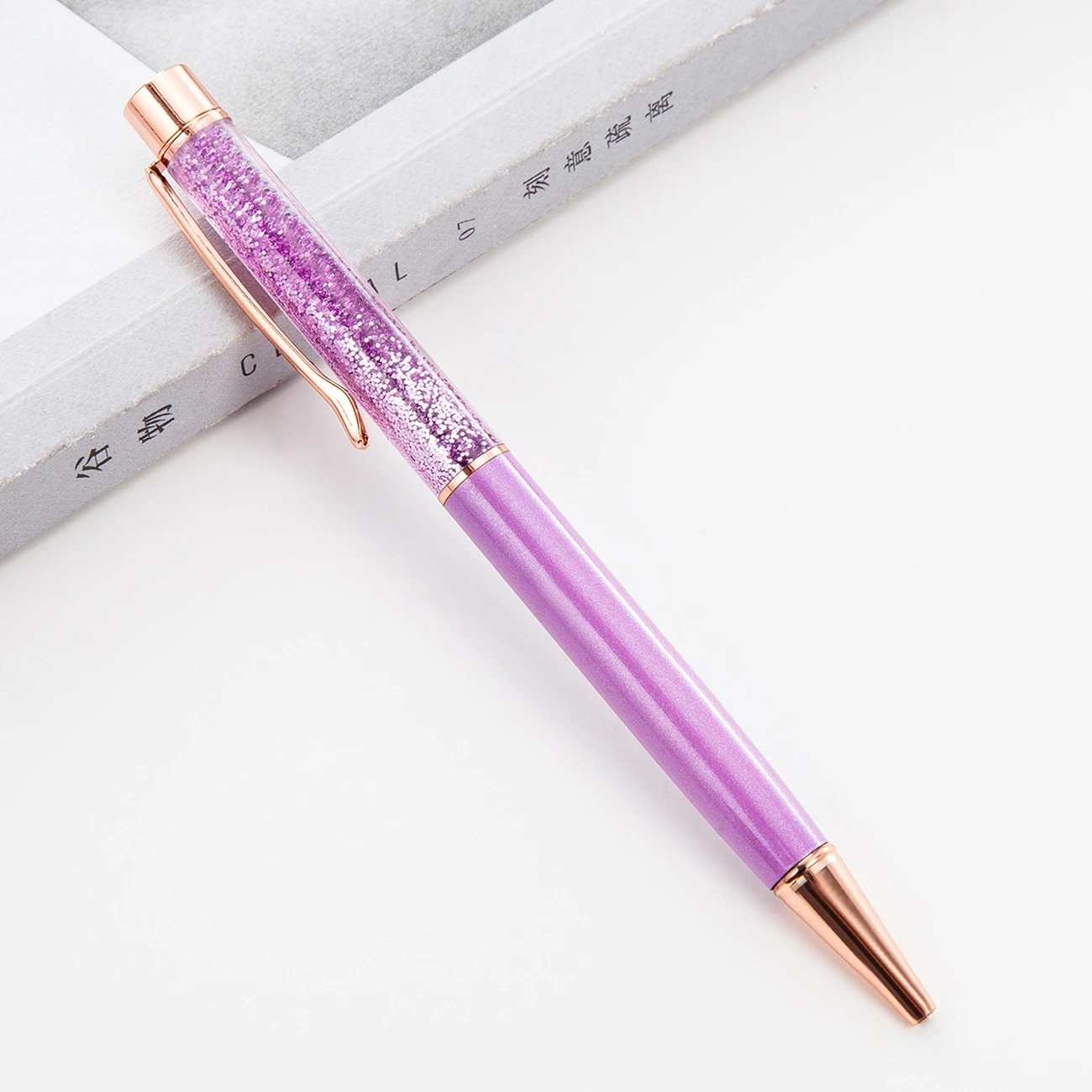 

Шариковая ручка Lytwtw металлическая розовая