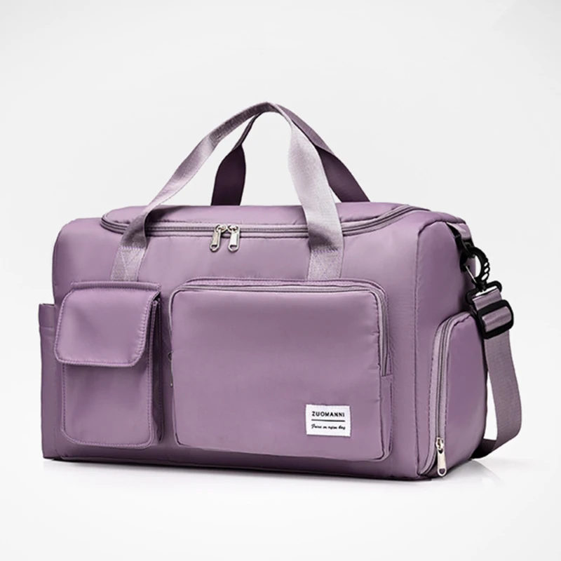 

New Nylon Large Capacity Men And Women Travel Handbag Gym Bag Sports Shoulder Bag Women And Men Weekend Handbag