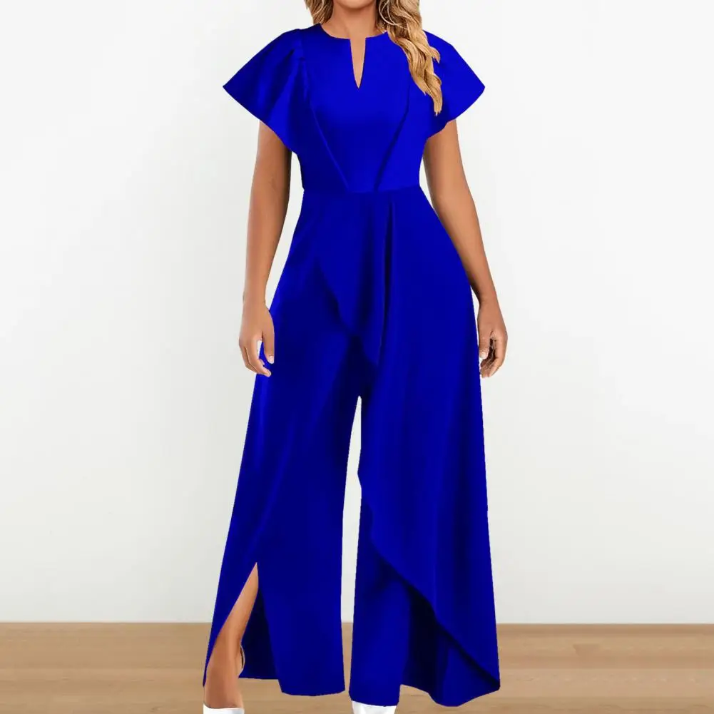 

Женский Длинный комбинезон с широкими штанинами и высокой талией