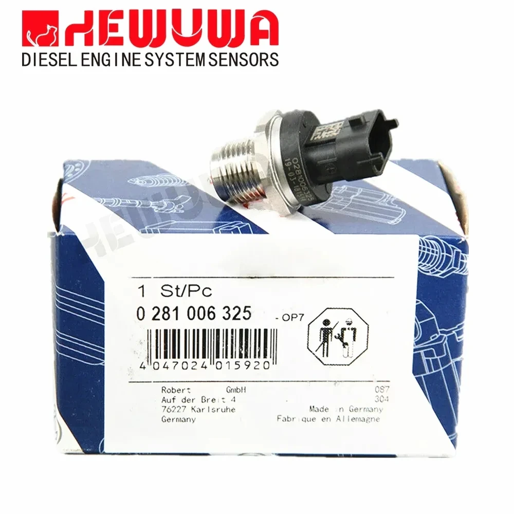 Original Fuel Rail Pressure Sensor Common Regulator OEM 0281006325 0281002907 0281002937 0281006327 0281006165 0281002850