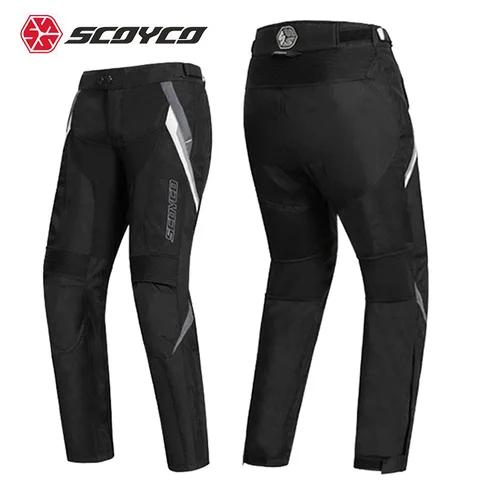 Мужские летние сетчатые дышащие противоосенние женские брюки Scoyco для езды на мотоцикле брюки для гоночных мотоциклов рыцарское снаряжение
