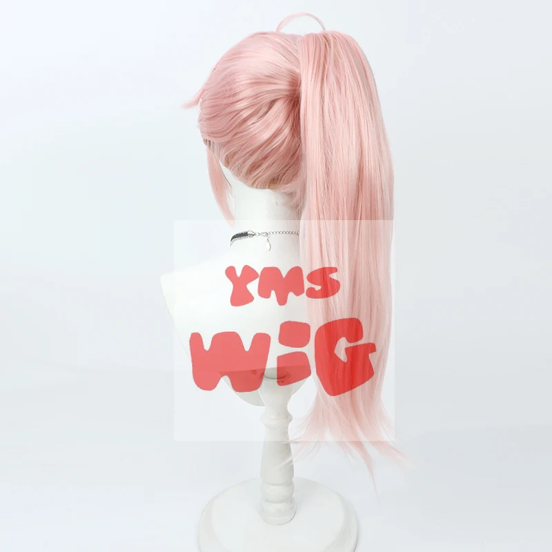 Game Blue Archive Yutori Natsu Косплей Парик Розовые Синтетические Волосы Термостойкие