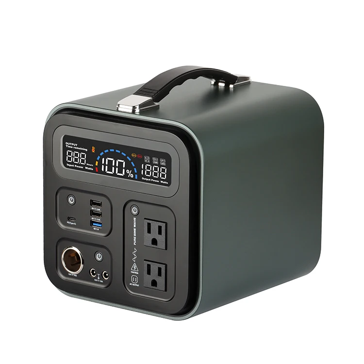 

600W/1200W Solar generator UPS Power Station AC 110V 220V DC 12V 24V Solar Generator Output Home Use and Outdoor Camping