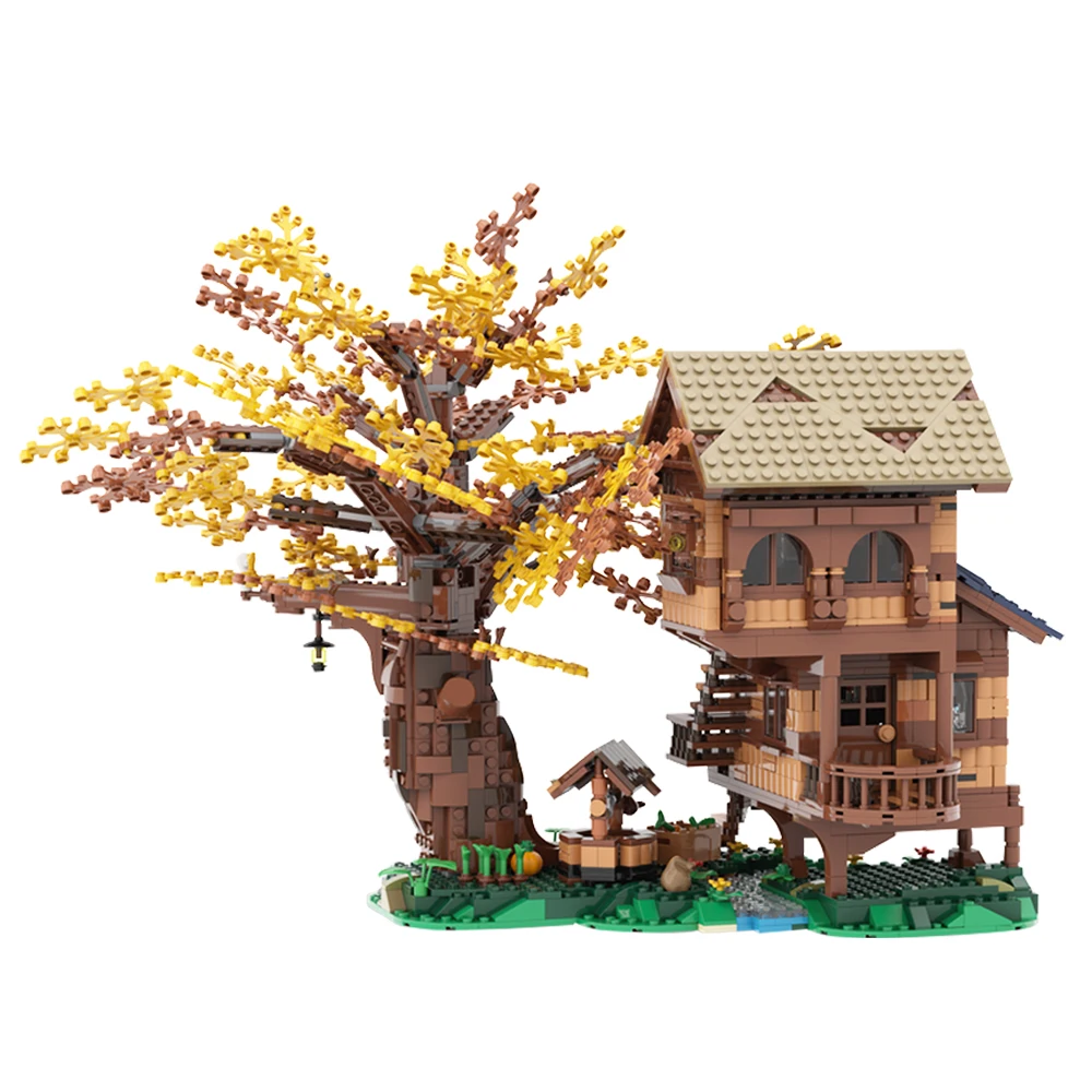 SETBRICKS MOC аркадианская хижина архитектура строительные блоки наборы моделей дома