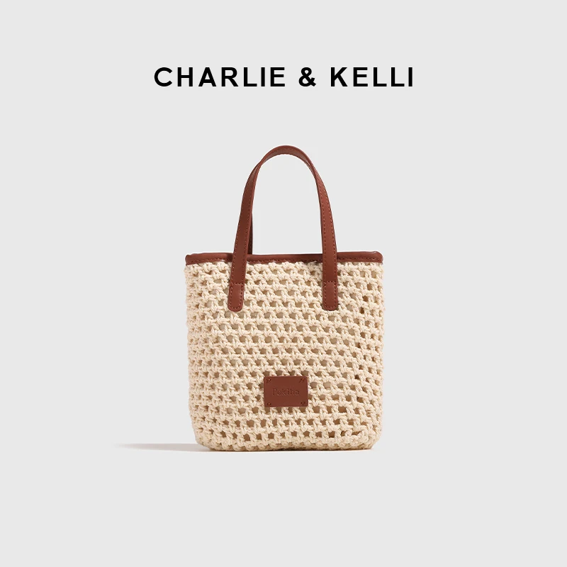 Пляжная мини-соломенная сумочка женская летняя сумка 2024 новая модная через плечо