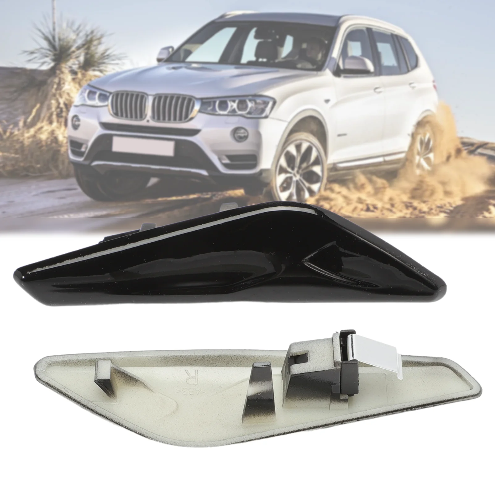 2 шт. черные габаритные огни для BMW X3 X4 F25 F26 51117338569 51117338570