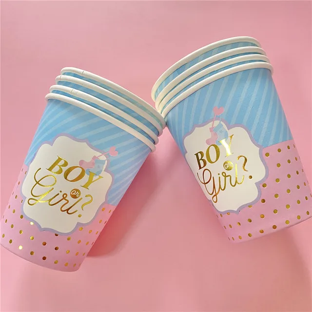 

Одноразовая посуда для открытия пола розового и синего цвета