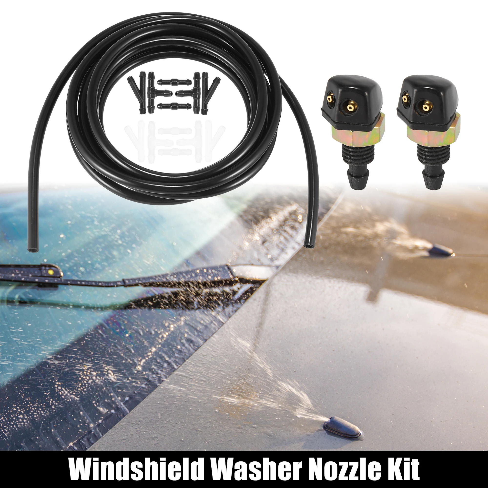 

Шланг для мойки лобового стекла с 3 метрами, 12 шт. разъемов