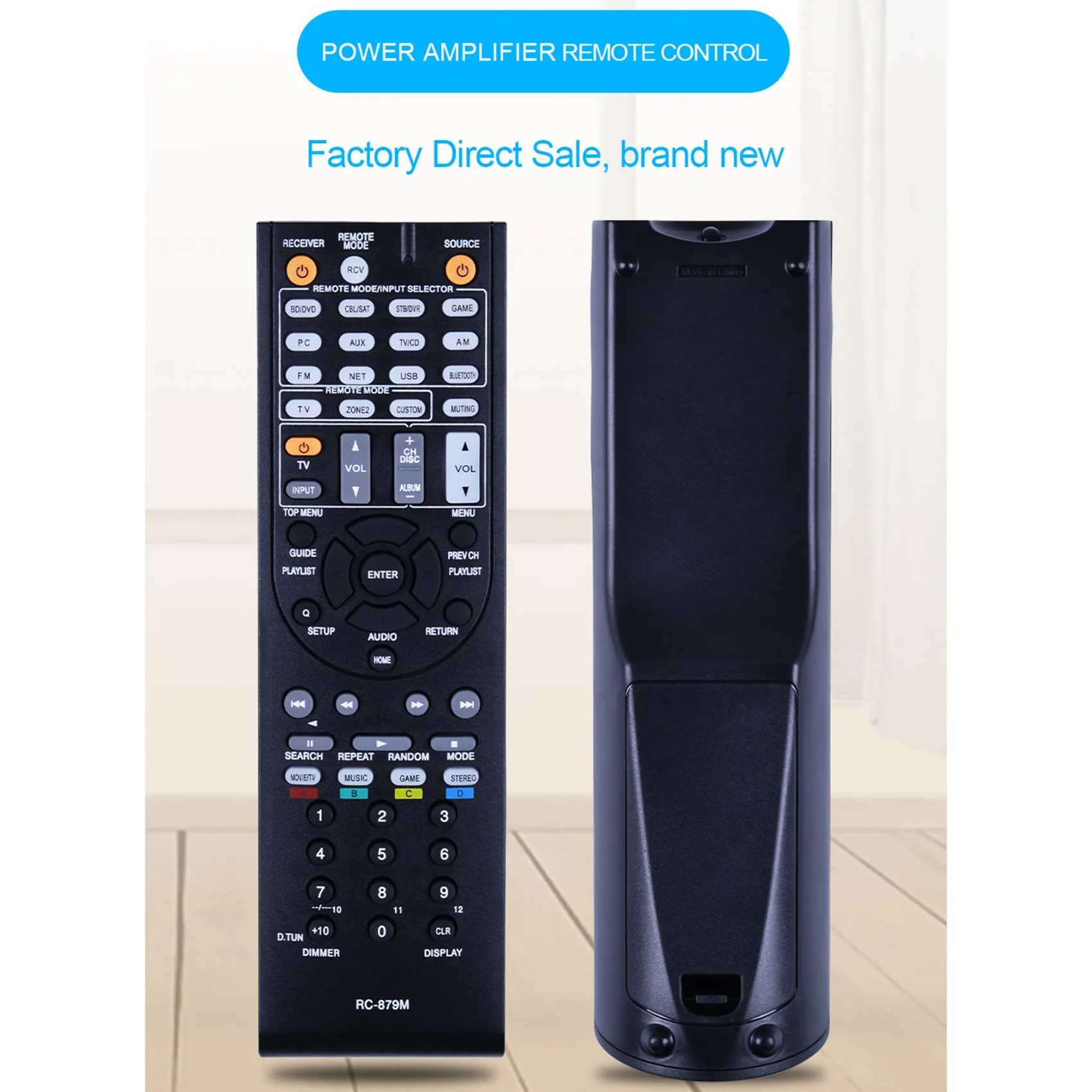 RC-879M Пульт дистанционного управления для Onkyo TX-NR535 TX-SR333 HT-R393 HT-S3700 Усилитель