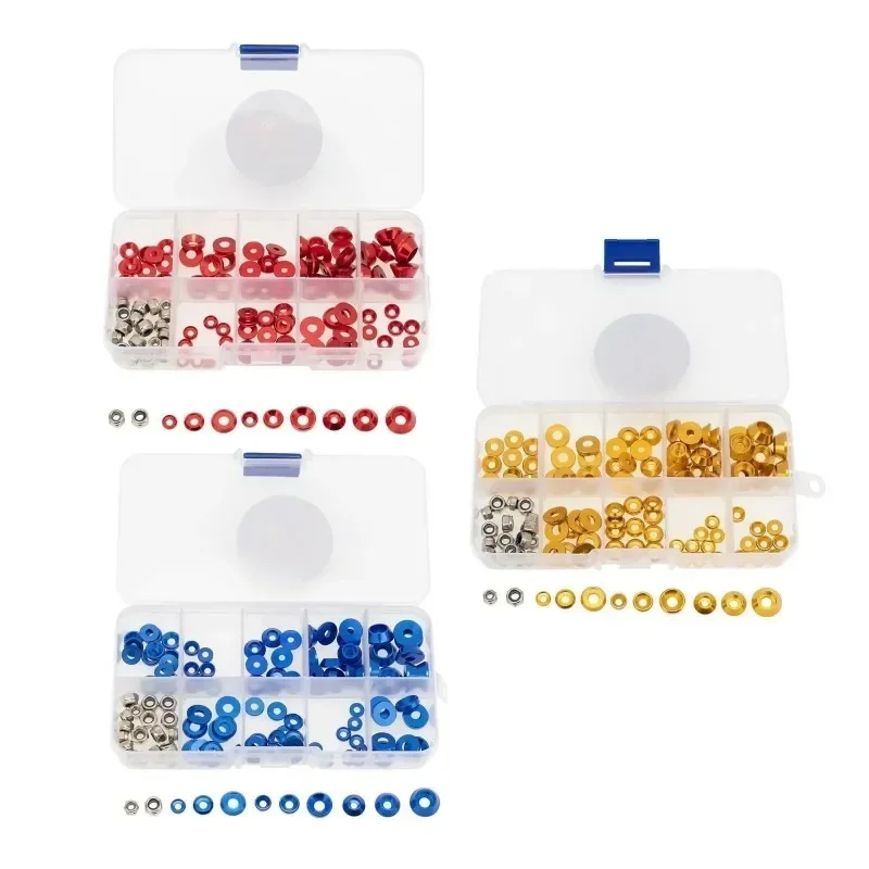 Шайба из алюминиевого сплава винт с потайной головкой M2 5 M3 M4 набор для украшения