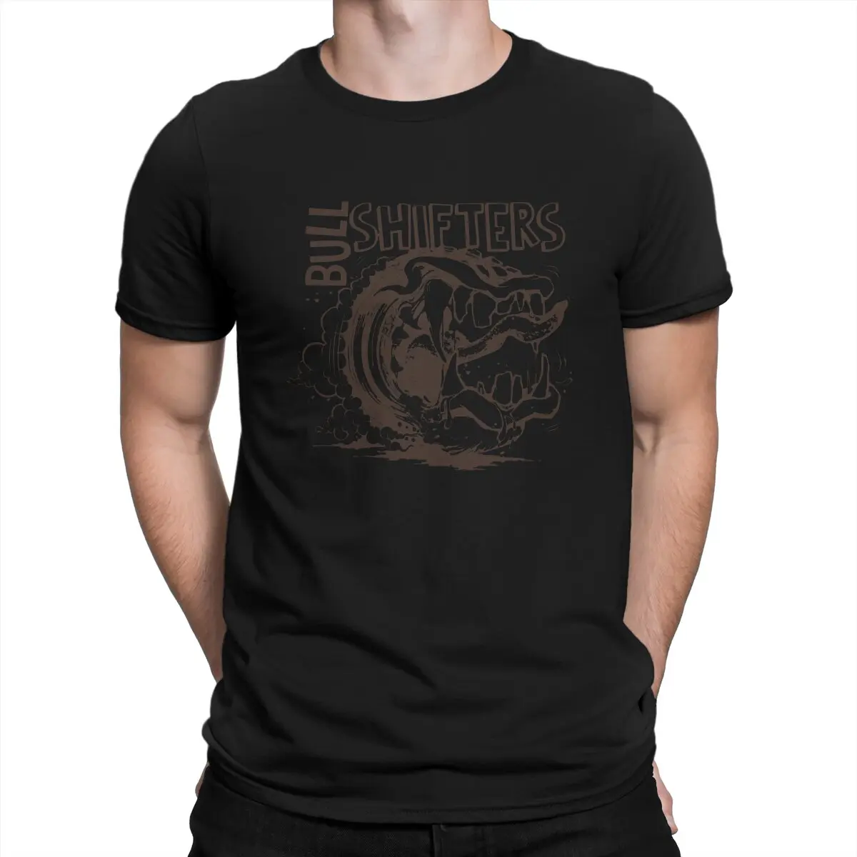 

Bull Shifters T Shirts for Men Pure Cotton Cool T-Shirt O Neck Left 4 Dead Tee Shirt Short Sleeve Tops Gift Idea