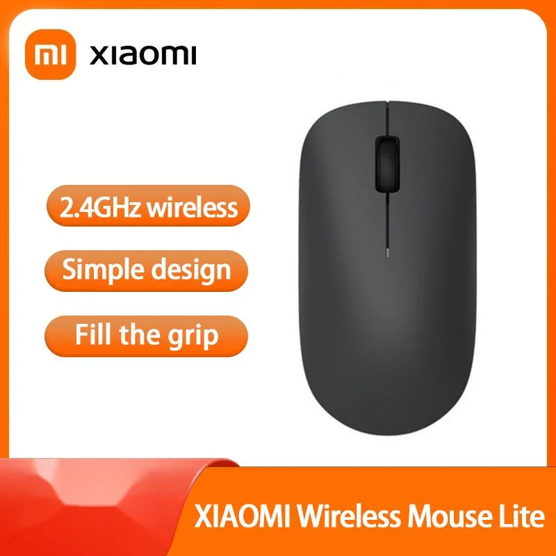 

Xiaomi Wireless Mouse Lite 2.4GHz 1000DPI Ergonomic Optical Portable Mini Mouse Office Gaming Mice For PC Laptop Game Hot Sale