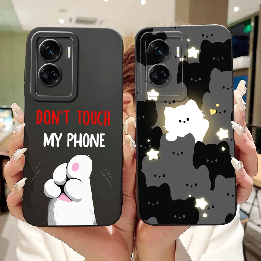 Чехол для Honor 90 Lite CRT-NX1 противоударный чехол популярный цветочный мягкий жидкий