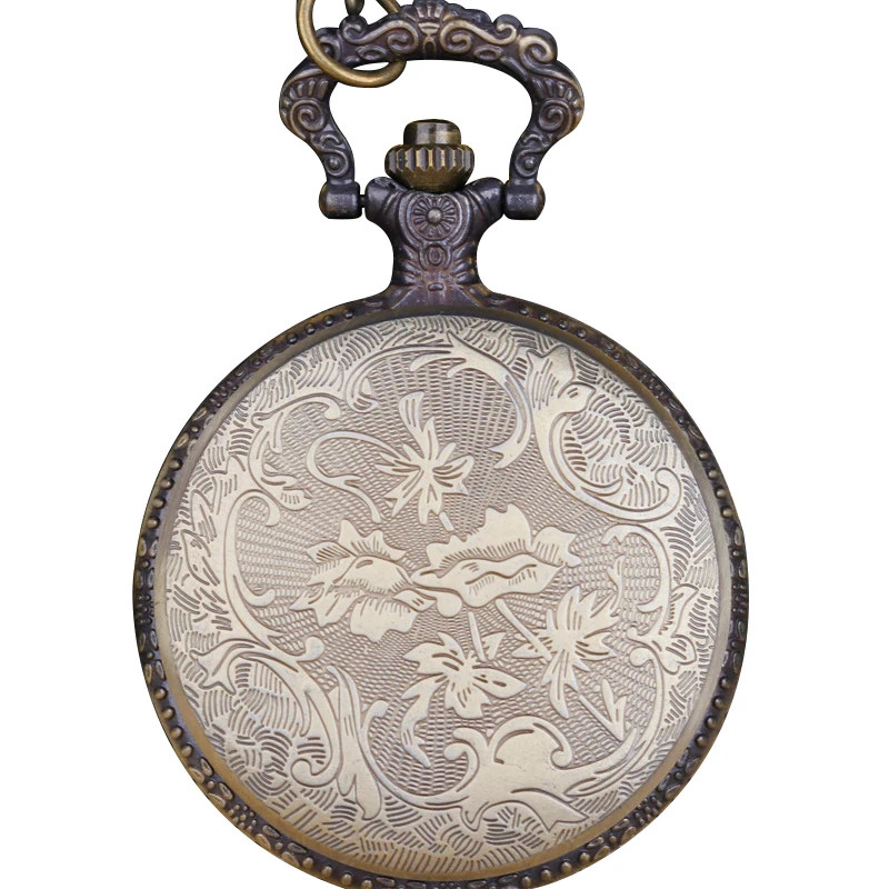 20pc Chinese Style Children's Animation Series Quartz Pocket Watches Necklace Personality Creative Pendant With Chain Clock