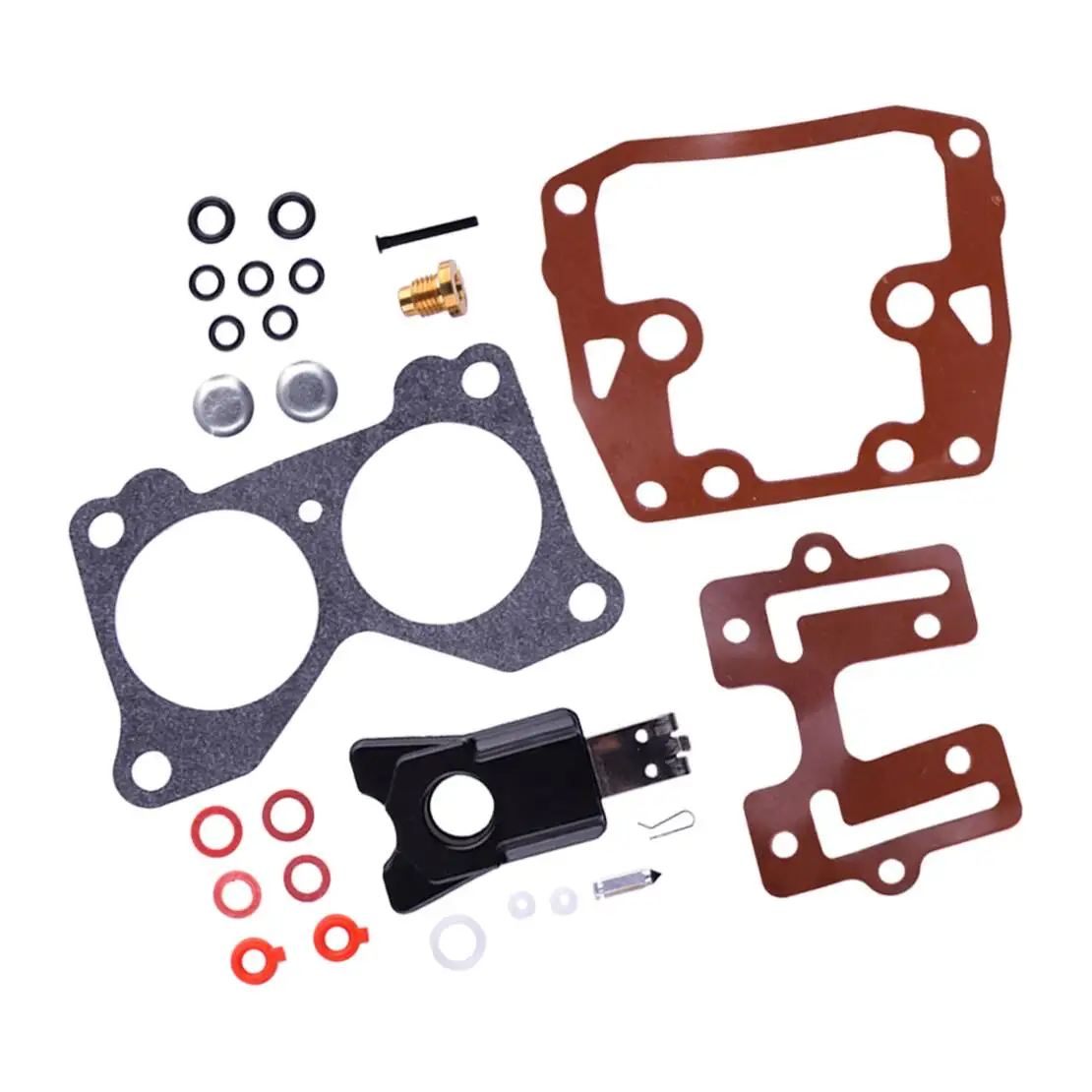 Комплект для ремонта карбюратора 390055 392550 398526 434888 435443 439076 18-7046 Подходит Crossflow Johnson