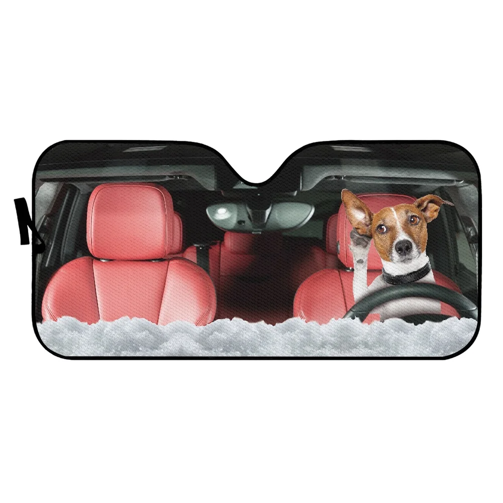 

Солнцезащитный козырек для автомобиля, с принтом милой собаки