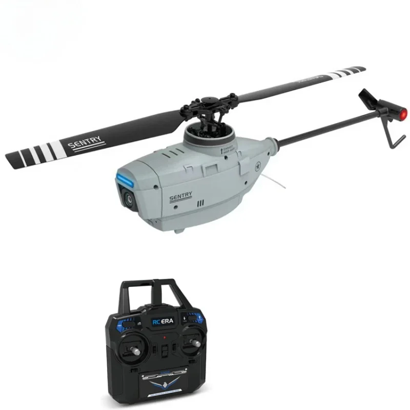 

6-осевой гироскоп C127 2,4G 720P HD, локализация оптического потока, игрушки с дистанционным управлением Flybarless, вертолет с большой камерой RTF